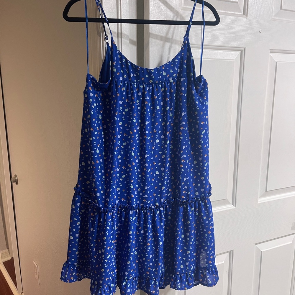 Sienna Sky Blue Floral Dress